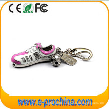 Очень горячий Shoe Shape USB Flash Drive брелок Flash диск 4GB